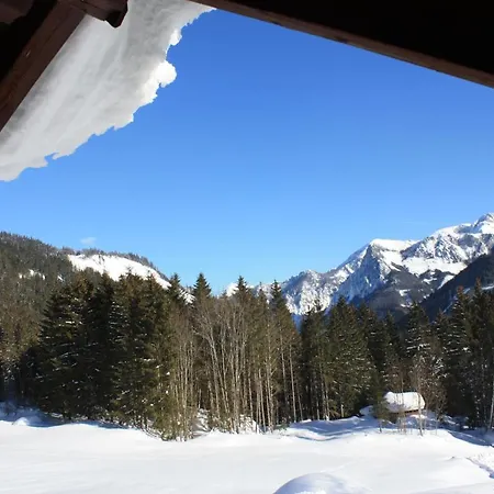 Blockhuette Radmer Dağ evi Radmer an der Hasel